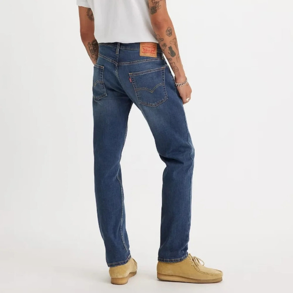 Levi's 502 Taper Dark Wash Jeans Size Men's 38x32 - Picture 2 of 13